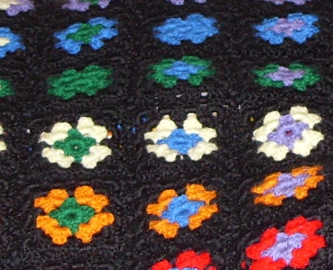 Granny square detail