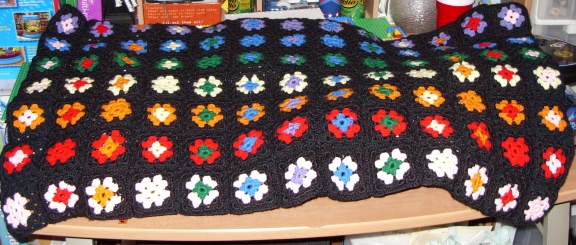 Granny square blanket
