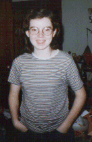 Sarah in her old bedroom