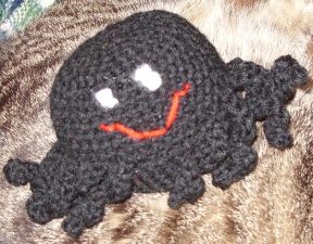 Crocheted spider